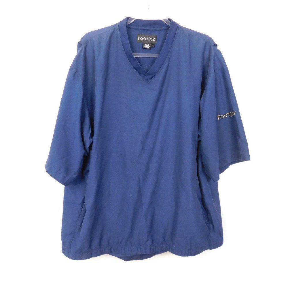 FootJoy Navy Short Sleeve Windbreaker Golf Jacket